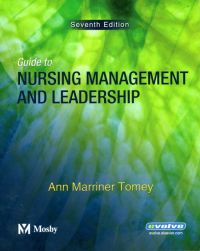 Cover image: Guide to Nursing Management and Leadership 7th edition