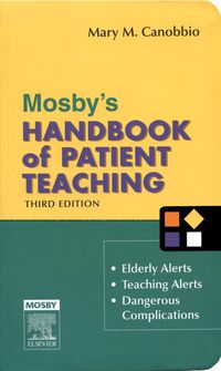 Cover image: Mosby's Handbook of Patient Teaching 3rd edition 9780323032087