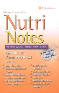 Cover image: Nutrinotes: Nutrition and Diet Therapy Pocket Guide 1st edition
