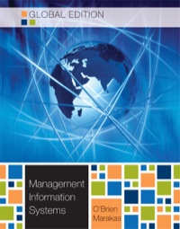 Cover image: MANAGEMENT INFORMATION SYSTEMS - GLOBAL EDITION 10th edition 9780071221092