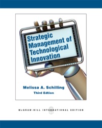 Cover image: Strategic Management of Technological Innovation 3rd edition 9780071289573
