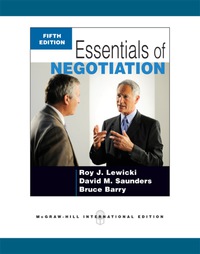 Cover image: Essentials of Negotiation 5th edition 9780071267731