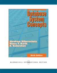 Cover image: Database System Concepts 6th edition 9780071289597