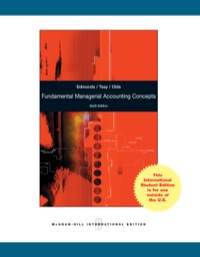 Cover image: Fundamental Managerial Accounting Concepts 6th edition 9780071220729