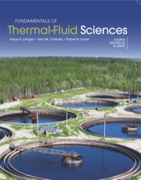 Cover image: FUNDAMENTALS OF THERMAL-FLUID SCIENCES (SI UNITS) 4th edition 9780071325110
