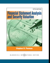 Imagen de portada: Financial Statement Analysis and Security Valuation 5th edition 9780071326407
