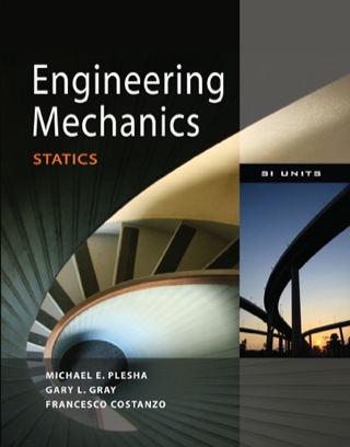 Cover image: ENGINEERING MECHANICS: STATICS (SI UNITS) 9780071311090