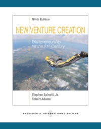 Cover image: New Venture Creation: Entrepreneurship for the 21st Century 9th edition 9780071324632