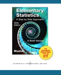 Cover image: Elementary Statistics: A Brief Version 6th edition 9780071315456