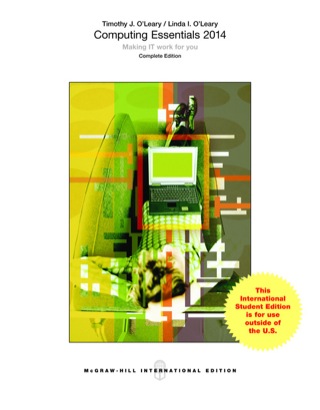 Cover image: Computing Essentials 2014 Complete Edition 24th edition 9780071318341