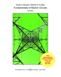 Cover image: Fundamentals of Electric Circuits 5th edition 9781259071393