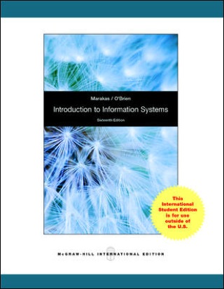 Cover image: Introduction to Information Systems 16th edition 9780071318044