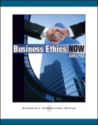 Cover image: Business Ethics Now 3rd edition 9780071325202