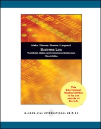 Cover image: Business Law 15th edition 9781259071447