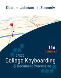Cover image: Gregg College Keyboarding & Document Processing (GDP); Lessons 1-60 text 11th edition 0077319362