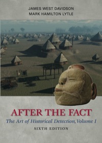 Cover image: After the Fact: The Art of Historical Detection, Volume I 6th edition 0077292685