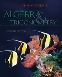 Cover image: Algebra and Trigonometry 2nd edition 0077276515