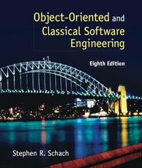 Cover image: Object-Oriented and Classical Software Engineering 8th edition 0073376183