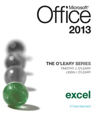 Cover image: The O'Leary Series: Microsoft Office Excel 2013 1st edition 9780077400224