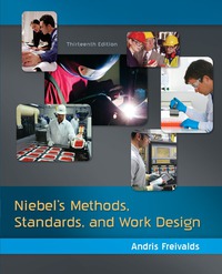 Cover image: Niebel's Methods, Standards, & Work Design 13th edition 9780073376363