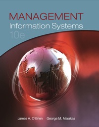 Cover image: Management Information Systems 10th edition 0073376817