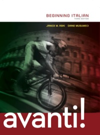 Cover image: Avanti: Beginning Italian 3rd edition 9780073386263