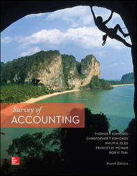 Cover image: Survey of Accounting 4th edition 9780077862374