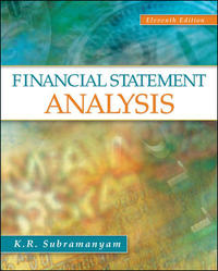 Cover image: Financial Statement Analysis 11th edition 9780078110962