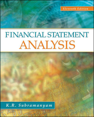 Cover image: Financial Statement Analysis 11th edition 9780078110962