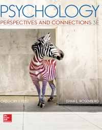 Cover image: Psychology: Perspectives and Connections 3rd edition 9780077861872
