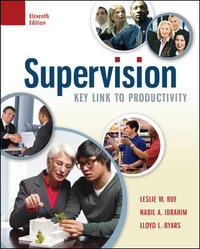 Cover image: Supervision: Key Link to Productivity 11th edition 9780078029226