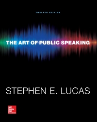 Imagen de portada: The Art of Public Speaking 12th edition 9780073523910