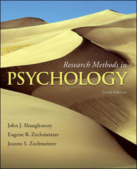 Cover image: Research Methods In Psychology 10th edition 9780077825362