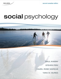 Cover image: Social Psychology 2nd edition 9780176502744