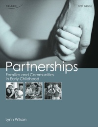 Cover image: Partnerships: Families and Communities in Early Childhood 5th edition 9780176509576