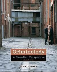 Cover image: Criminology, A Canadian Perspective 6th edition 9780176441906