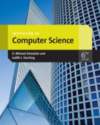 Cover image: Invitation to Computer Science 6th edition 9781133190820