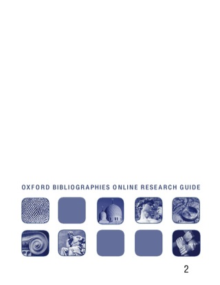 Cover image: Conflict Resolution: Oxford Bibliographies Online Research Guide