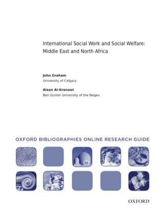 Cover image: International Social Work and Social Welfare: Middle East and North Africa: Oxford Bibliographies Online Research Guide