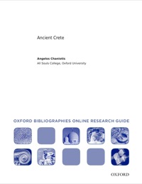 Cover image: Ancient Crete: Oxford Bibliographies Online Research Guide