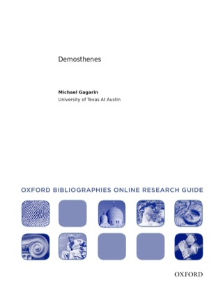 Cover image: Demosthenes: Oxford Bibliographies Online Research Guide