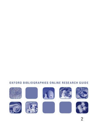 Cover image: Rehabilitation: Oxford Bibliographies Online Research Guide