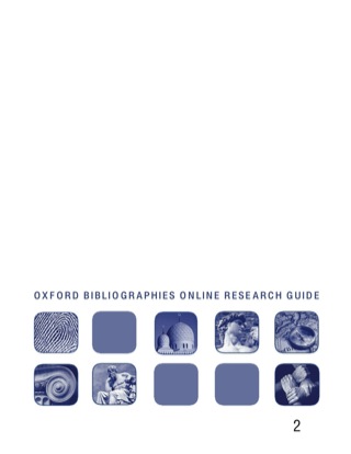 Cover image: Historiography: Oxford Bibliographies Online Research Guide