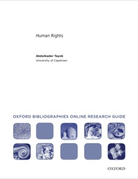 Cover image: Human Rights: Oxford Bibliographies Online Research Guide