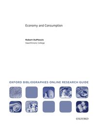 Cover image: Economy and Consumption: Oxford Bibliographies Online Research Guide