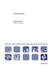 Cover image: Understanding: Oxford Bibliographies Online Research Guide