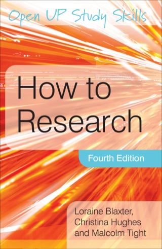 Imagen de portada: How to Research 4th edition 9780335238675