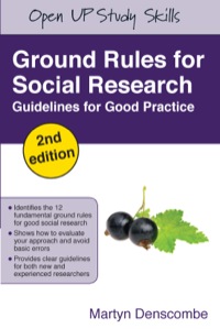 Cover image: Ground Rules For Social Research 2nd edition 9780335233816