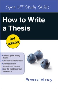 Cover image: How To Write A Thesis 3rd edition 9780335244287