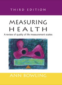 Cover image: Measuring Health 3rd edition 9780335215270